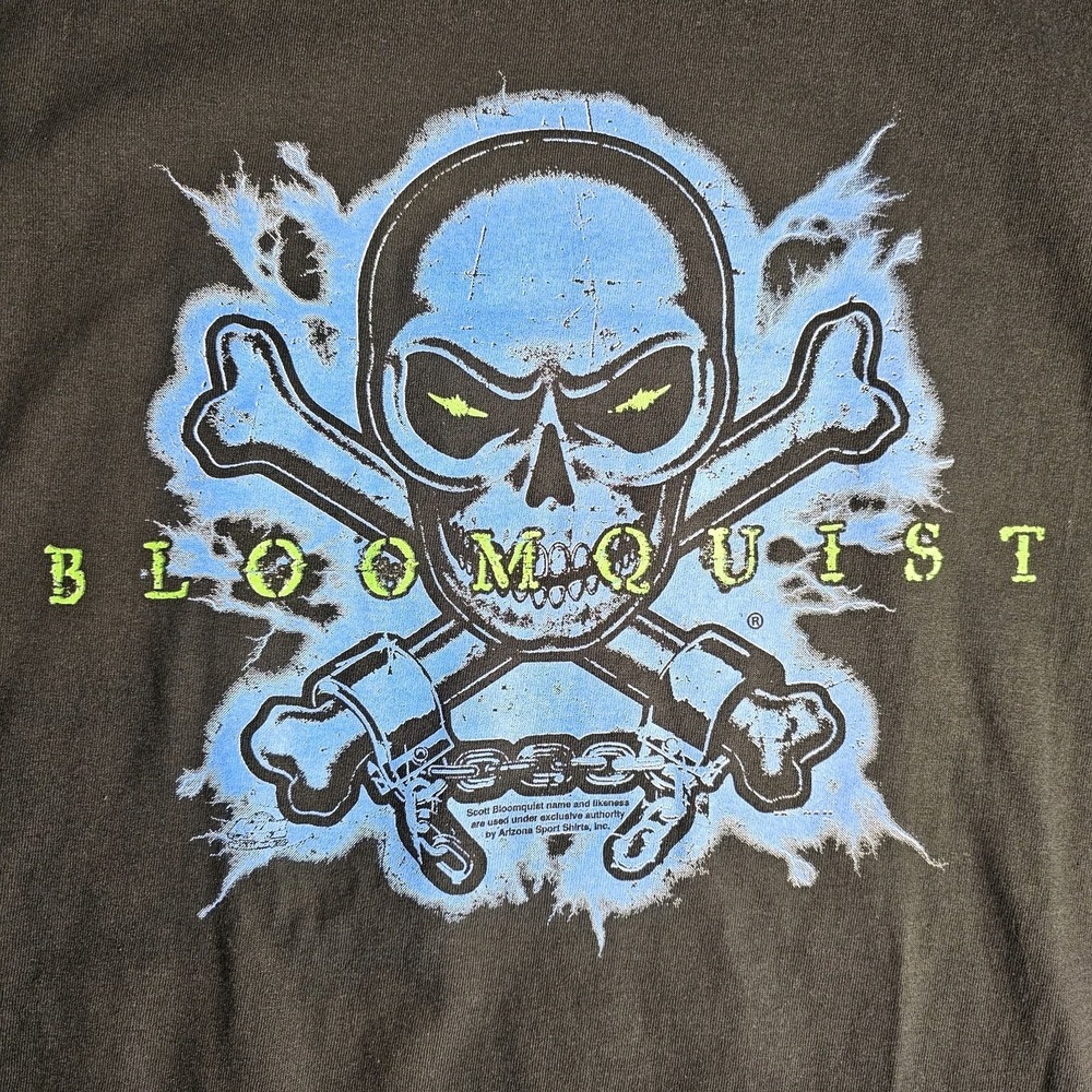 Scott Bloomquist T-Shirt 3XL Blue Lightning #0 No Weak Links Black - Picture 4 of 9